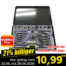 Nur gültig vom 22.06. bis 28.06.2026 und nur mit der NORMA Pluss App 21% billiger: 10,99