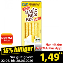 Nur gültig vom 22.06. bis 28.06.2026 und nur mit der NORMA Pluss App 16% billiger: 1,49