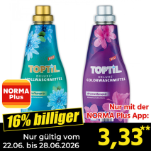 Nur gültig vom 22.06. bis 28.06.2026 und nur mit der NORMA Pluss App 16% billiger: 3,33