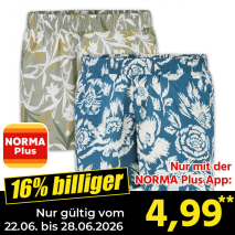 Nur gültig vom 22.06. bis 28.06.2026 und nur mit der NORMA Pluss App 16% billiger: 4,99