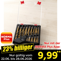 Nur gültig vom 22.06. bis 28.06.2026 und nur mit der NORMA Pluss App 23% billiger: 9,99