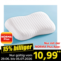Nur gültig vom 29.06. bis 05.07.2026 und nur mit der NORMA Pluss App 15% billiger: 10,99