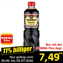 Nur gültig vom 29.06. bis 05.07.2026 und nur mit der NORMA Pluss App 11% billiger: 7,49