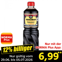 Nur gültig vom 29.06. bis 05.07.2026 und nur mit der NORMA Pluss App 12% billiger: 6,99