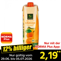 Nur gültig vom 29.06. bis 05.07.2026 und nur mit der NORMA Pluss App 12% billiger: 2,19