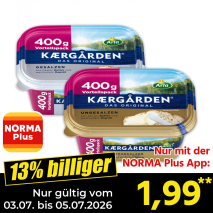 Nur gültig vom 03.07. bis 05.07.2026 und nur mit der NORMA Pluss App 13% billiger: 1,99