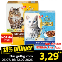 Nur gültig vom 06.07. bis 12.07.2026 und nur mit der NORMA Pluss App 13% billiger: 3,29
