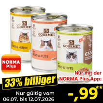 Nur gültig vom 06.07. bis 12.07.2026 und nur mit der NORMA Pluss App 33% billiger: &ndash;,99