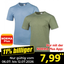 Nur gültig vom 06.07. bis 12.07.2026 und nur mit der NORMA Pluss App 11% billiger: 7,99