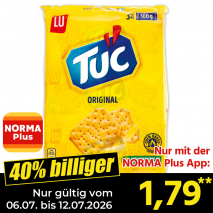 Nur gültig vom 06.07. bis 12.07.2026 und nur mit der NORMA Pluss App 40% billiger: 1,79
