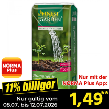 Nur gültig vom 08.07. bis 12.07.2026 und nur mit der NORMA Pluss App 11% billiger: 1,49