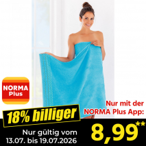 Nur gültig vom 13.07. bis 19.07.2026 und nur mit der NORMA Pluss App 18% billiger: 8,99