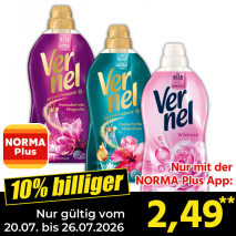 Nur gültig vom 20.07. bis 26.07.2026 und nur mit der NORMA Pluss App 10% billiger: 2,49