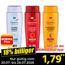 Nur gültig vom 20.07. bis 26.07.2026 und nur mit der NORMA Pluss App 18% billiger: 1,79