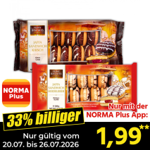 Nur gültig vom 20.07. bis 26.07.2026 und nur mit der NORMA Pluss App 33% billiger: 1,99