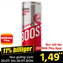 Nur gültig vom 20.07. bis 26.07.2026 und nur mit der NORMA Pluss App 11% billiger: 1,49