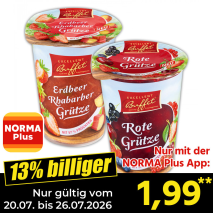 Nur gültig vom 20.07. bis 26.07.2026 und nur mit der NORMA Pluss App 13% billiger: 1,99