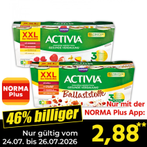 Nur gültig vom 24.07. bis 26.07.2026 und nur mit der NORMA Pluss App 46% billiger: 2,88