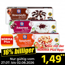 Nur gültig vom 27.07. bis 02.08.2026 und nur mit der NORMA Pluss App 16% billiger: 1,49