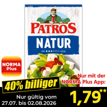 Nur gültig vom 27.07. bis 02.08.2026 und nur mit der NORMA Pluss App 40% billiger: 1,79