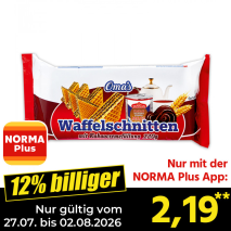 Nur gültig vom 27.07. bis 02.08.2026 und nur mit der NORMA Pluss App 12% billiger: 2,19