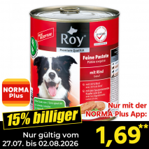 Nur gültig vom 27.07. bis 02.08.2026 und nur mit der NORMA Pluss App 15% billiger: 1,69