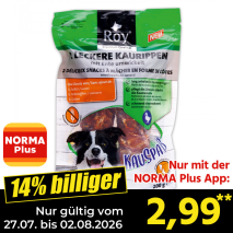 Nur gültig vom 27.07. bis 02.08.2026 und nur mit der NORMA Pluss App 14% billiger: 2,99