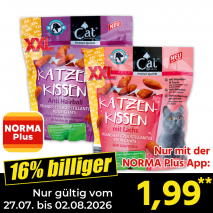 Nur gültig vom 27.07. bis 02.08.2026 und nur mit der NORMA Pluss App 16% billiger: 1,99
