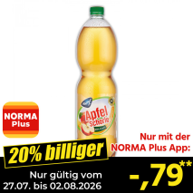 Nur gültig vom 27.07. bis 02.08.2026 und nur mit der NORMA Pluss App 20% billiger: &ndash;,79
