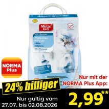 Nur gültig vom 27.07. bis 02.08.2026 und nur mit der NORMA Pluss App 24% billiger: 2,99