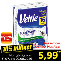 Nur gültig vom 31.07. bis 02.08.2026 und nur mit der NORMA Pluss App 10% billiger: 5,99