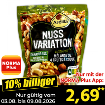 Nur gültig vom 03.08. bis 09.08.2026 und nur mit der NORMA Pluss App 10% billiger: 2,69