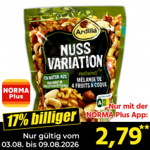 Nur gültig vom 03.08. bis 09.08.2026 und nur mit der NORMA Pluss App 17% billiger: 2,79