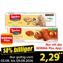 Nur gültig vom 03.08. bis 09.08.2026 und nur mit der NORMA Pluss App 14% billiger: 2,29
