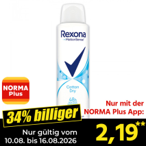 Nur gültig vom 10.08. bis 16.08.2026 und nur mit der NORMA Pluss App 34% billiger: 2,19