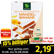 Nur gültig vom 10.08. bis 16.08.2026 und nur mit der NORMA Pluss App 15% billiger: 2,19