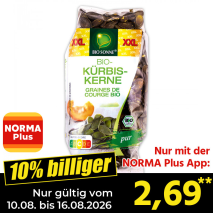 Nur gültig vom 10.08. bis 16.08.2026 und nur mit der NORMA Pluss App 10% billiger: 2,69