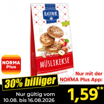 Nur gültig vom 10.08. bis 16.08.2026 und nur mit der NORMA Pluss App 30% billiger: 1,59