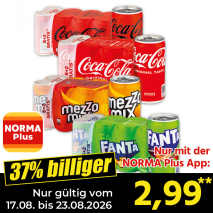 Nur gültig vom 17.08. bis 23.08.2026 und nur mit der NORMA Pluss App 37% billiger: 2,99