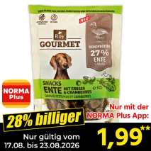 Nur gültig vom 17.08. bis 23.08.2026 und nur mit der NORMA Pluss App 28% billiger: 1,99