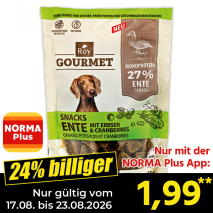 Nur gültig vom 17.08. bis 23.08.2026 und nur mit der NORMA Pluss App 24% billiger: 1,99