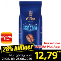 Nur gültig vom 21.08. bis 23.08.2026 und nur mit der NORMA Pluss App 28% billiger: 12,79