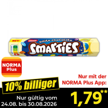 Nur gültig vom 24.08. bis 30.08.2026 und nur mit der NORMA Pluss App 10% billiger: 1,79