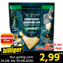Nur gültig vom 24.08. bis 30.08.2026 und nur mit der NORMA Pluss App billiger: 2,99