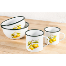 Emaille-Becher oder -Schale