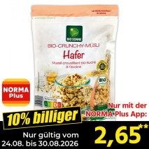 Nur gültig vom 24.08. bis 30.08.2026 und nur mit der NORMA Pluss App 10% billiger: 2,65