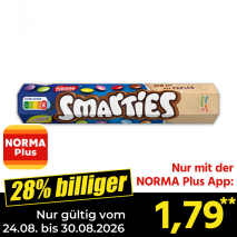 Nur gültig vom 24.08. bis 30.08.2026 und nur mit der NORMA Pluss App 28% billiger: 1,79