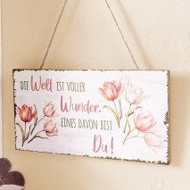 Deko-Holzschild