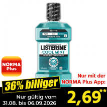 Nur gültig vom 31.08. bis 06.09.2026 und nur mit der NORMA Pluss App 36% billiger: 2,69