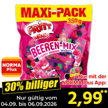 Nur gültig vom 04.09. bis 06.09.2026 und nur mit der NORMA Pluss App 30% billiger: 2,99